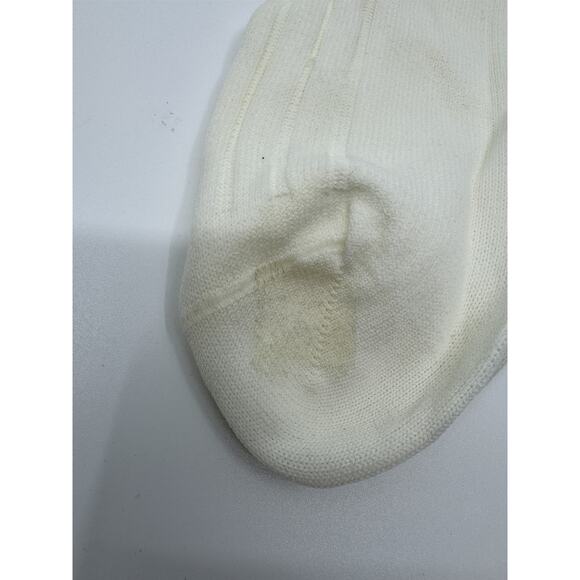 Vintage Grants 100% Nylon Anti-Static White/Beige Mens Socks 10-13 - Picture 7 of 12